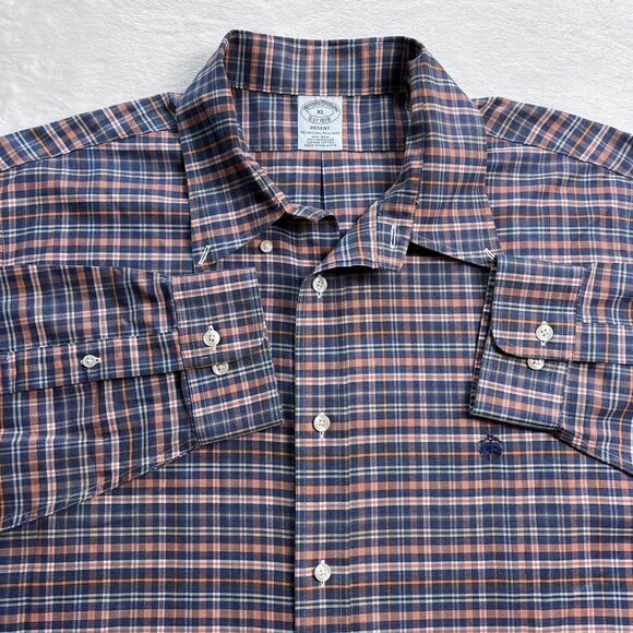 Brooks Brothers Regent The Original Polo Shirt Button Down Men’s Size XL - Picture 4 of 10